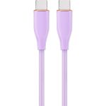 Кабель Cablexpert USB Type-C - USB Type-C (M/M), 3 A, 60 W, 1.5 м, Purple (CC-USB2S-CMCM-1.5M-P)