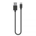 Кабель ColorWay USB - USB Type-C (M/M), 2.4 А, 0.3 м, Black (CW-CBUC059-BK)
