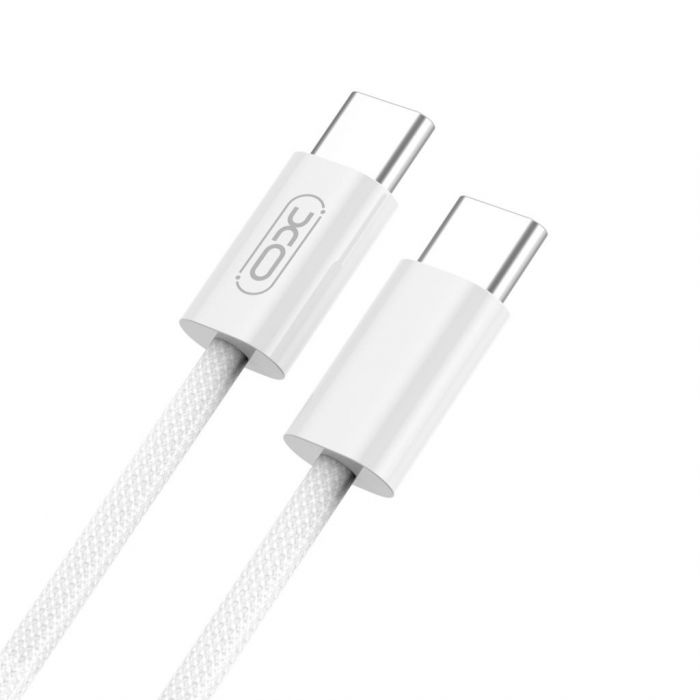 Кабель XO NB-Q259 USB Type-C - USB Type-C (M/M), 1 м, White (XO-NB-Q259-WH)