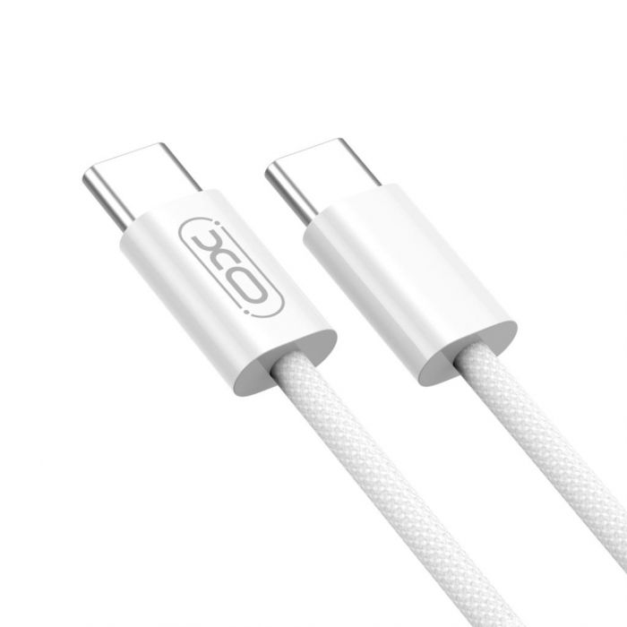 Кабель XO NB-Q259 USB Type-C - USB Type-C (M/M), 1 м, White (XO-NB-Q259-WH)