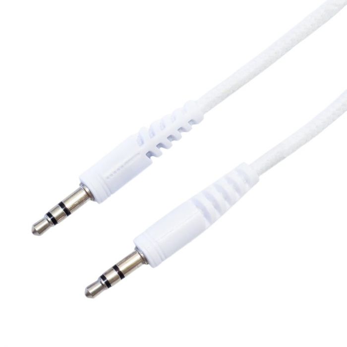 Кабель Xqisit Audio Cable 3.5 мм - 3.5 мм (M/M), 1.2 м, White (4029948026954)