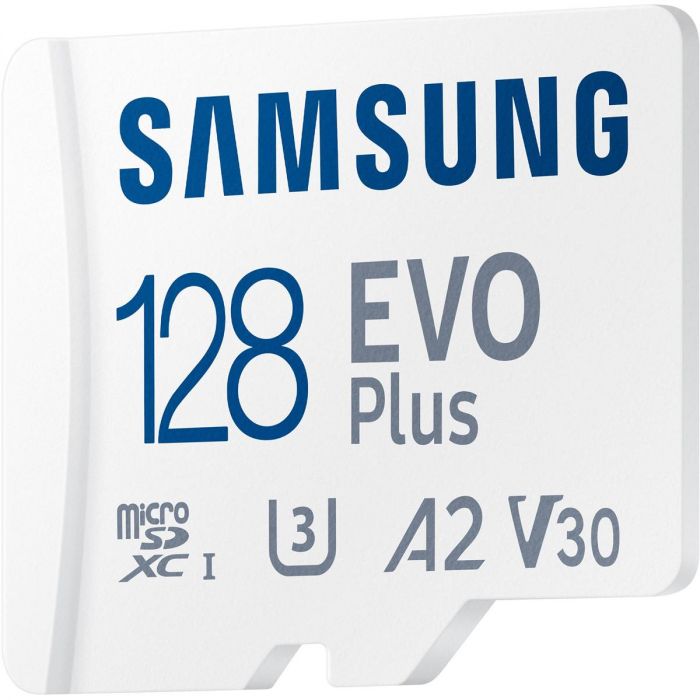 Карта пам`яті MicroSDXC  128GB UHS-I/U3 Class 10 Samsung Evo Plus R160MB/s + SD-адаптер (MB-MC128SA/EU)
