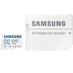 Карта пам`яті MicroSDXC  512GB UHS-I/U3 Class 10 Samsung Evo Plus R160MB/s + SD-адаптер (MB-MC512SA/EU)
