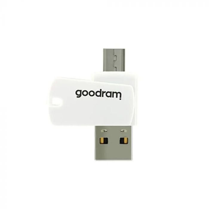 Карта пам`ятi MicroSDXC 64GB UHS-I Class 10 GOODRAM + SD-adapter + OTG Card reader (M1A4-0640R12)