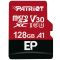 Карта пам`ятi MicroSDXC 128GB UHS-I/U3 Class 10 Patriot EP A1 R90/W80MB/s + SD-adapter (PEF128GEP31MCX)