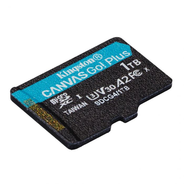 Карта пам`яті MicroSDXC 1TB UHS-I/U3 Class 10 Kingston Canvas Go! Plus R200/W160MB/s (SDCG4/1TBSP)