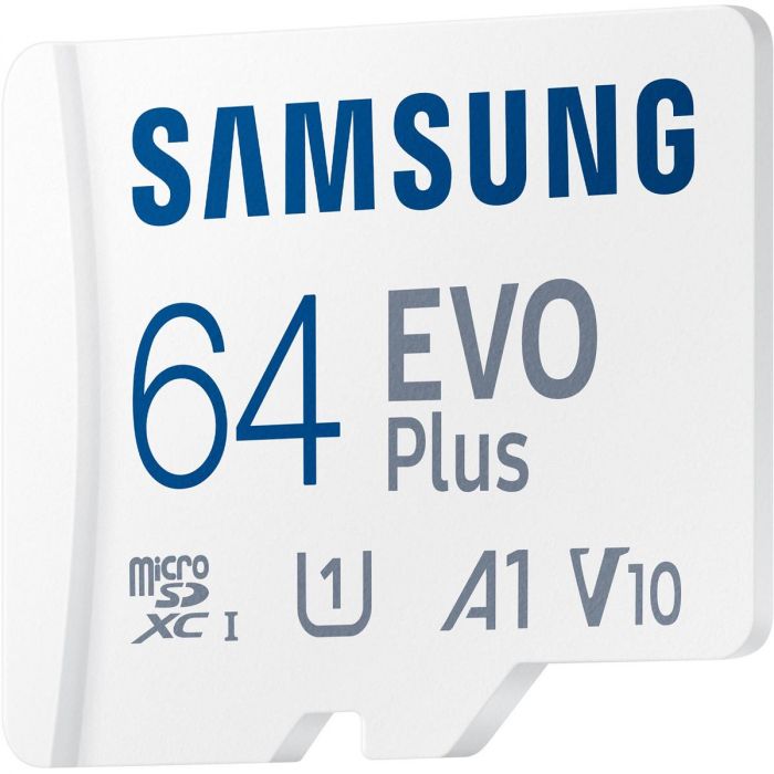 Карта пам`яті MicroSDXC 64GB UHS-I/U3 Class 10 Samsung Evo Plus R160MB/s + SD-адаптер (MB-MC64SA/EU)
