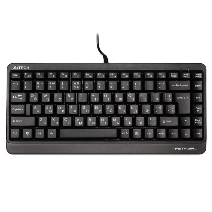 Клавіатура A4Tech FK11 Ukr Grey