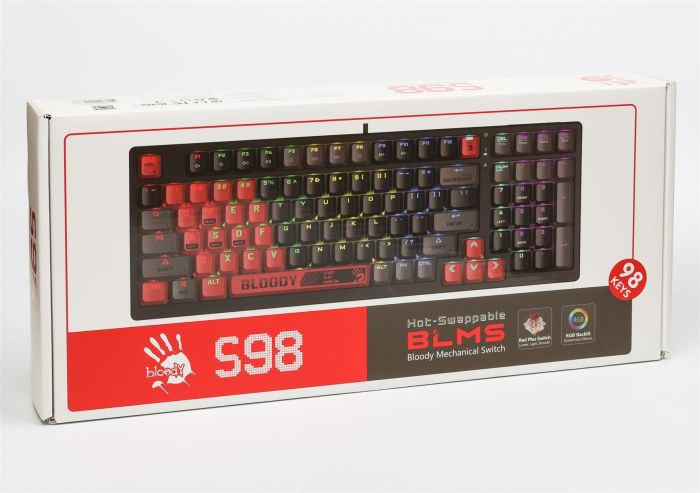 Клавіатура S98 Bloody Sports Red
