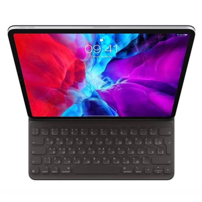 Чохол-клавіатура Apple A2039 Smart Keyboard Folio для Apple iPad Pro 12.9 2018/2020/2021 Black (MXNL2)