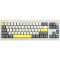 Клавіатура бездротова Epomaker Shadow-X 70% Wisteria Linear Switch Hot-Swap (2.4G/BT/USB) LCD Screen RGB UA White (SHX-W-WL)