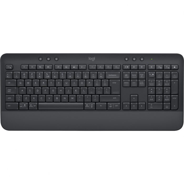Клавiатура бездротова Logitech Signature K650 US Graphite USB (920-010945)
