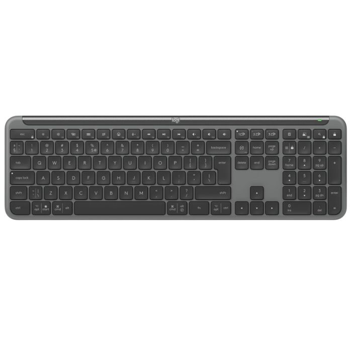 Клавiатура бездротова Logitech Signature Slim K950 US Graphite USB (920-012465)