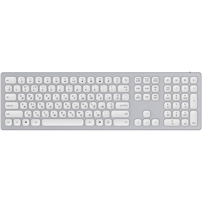Клавіатура бездротова OfficePro SK1550W White 