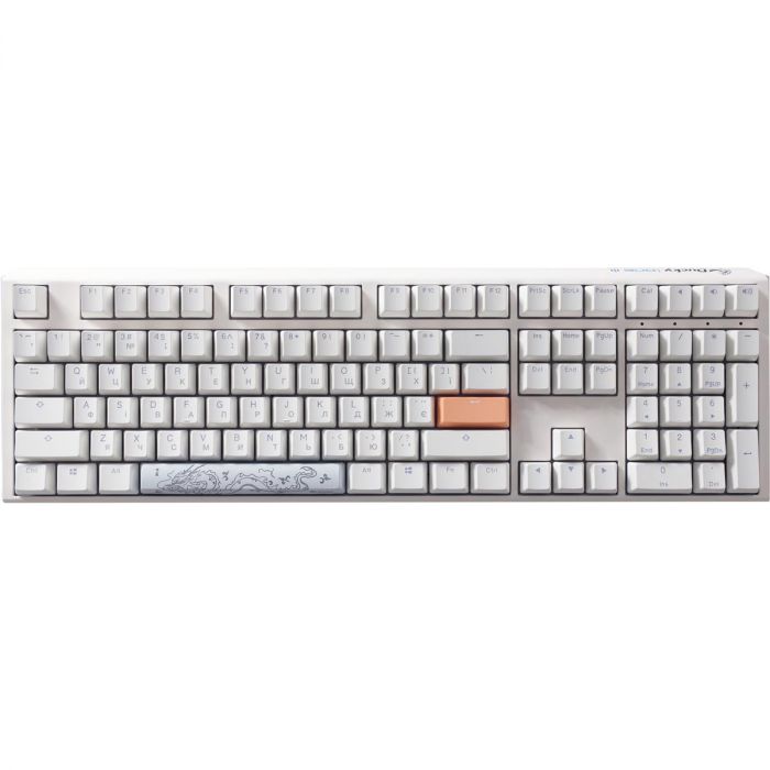 Клавіатура Ducky One 3 Cherry MX Brown RGB UA USB White (DKON2108ST-BUAPXPWWWSC1)