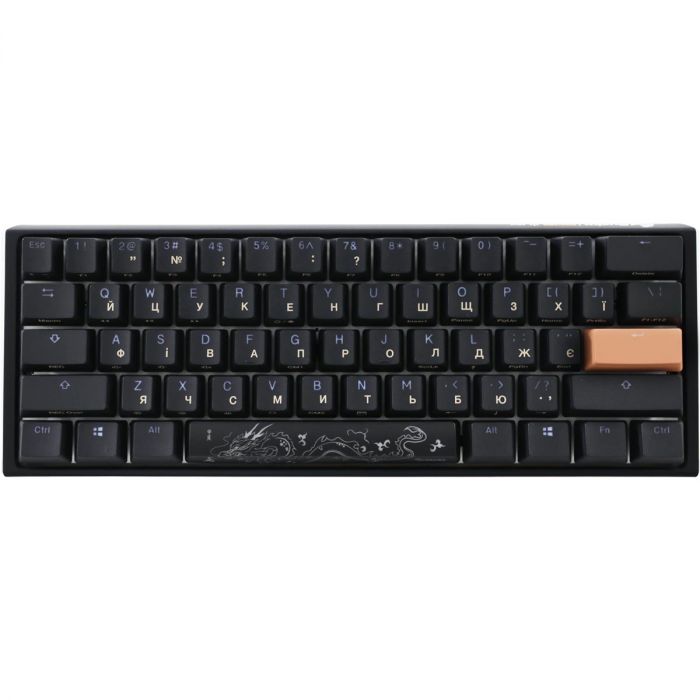 Клавіатура Ducky One 3 Mini Cherry MX Brown RGB UA USB Black (DKON2161ST-BUAPXCLAWSC1)