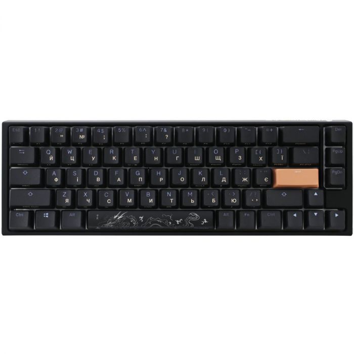 Клавіатура Ducky One 3 SF Cherry MX Red RGB UA USB Black (DKON2167ST-RUAPXCLAWSC1)