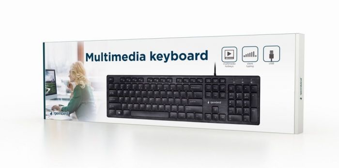 Клавіатура Gembird KB-MCH-03-UA Ukr Black 