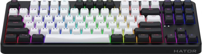 Клавіатура бездротова Hator Rockfall 3 Mecha TKL Wireless Orange Black (HTK850UA)