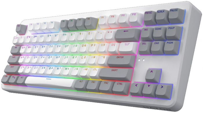 Клавіатура бездротова Hator Rockfall 3 Mecha TKL Wireless Orange White (HTK851UA)