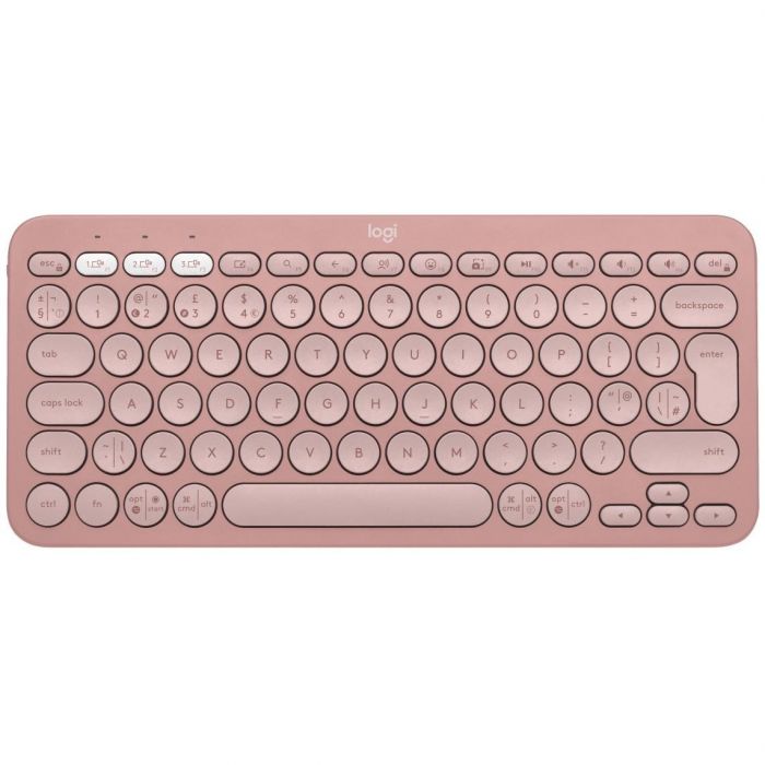 Клавiатура бездротова Logitech Pebble Keys 2 K380s Rose (920-011853)