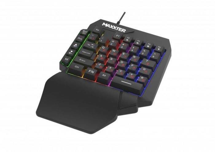 Клавiатура Maxxter KBG-OH-01B-UA Black