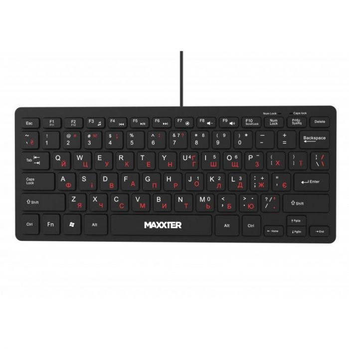 Клавiатура Maxxter KBM-C01B-UA Black