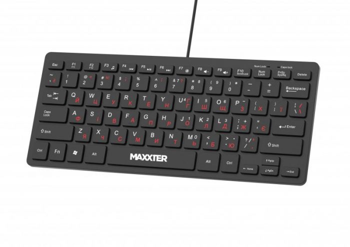Клавiатура Maxxter KBM-C01B-UA Black