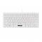 Клавiатура Maxxter KBM-C01W-UA White