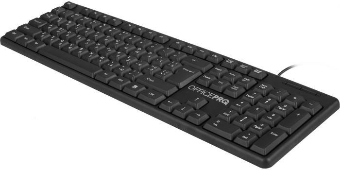 Клавіатура OfficePro SK166 Black 