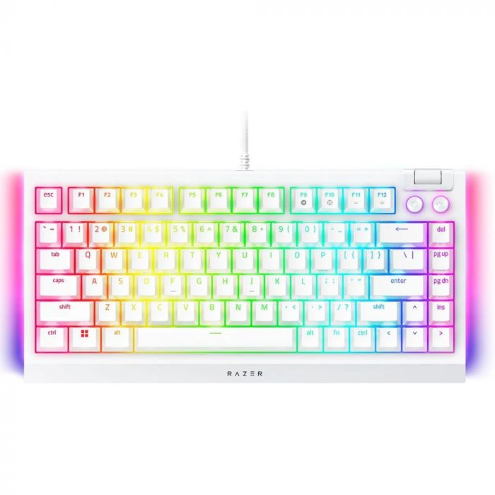 Клавіатура Razer BlackWidow V4 75% White (RZ03-05001700-R3M1)