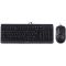 Комплект (клавіатура, миша) A4Tech F1512 Black