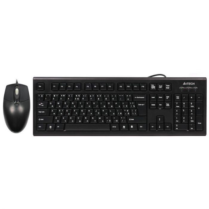 Комплект (клавіатура, миша) A4Tech KRS-8572 Black