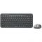 Комплект (клавіатура, мишка) бездротовий A4Tech Fstyler FG3200 Air Grey