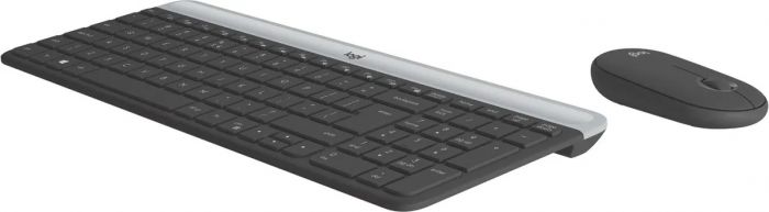 Комплект (клавіатура, миша) бездротовий Logitech MK470 Graphite (920-009204)