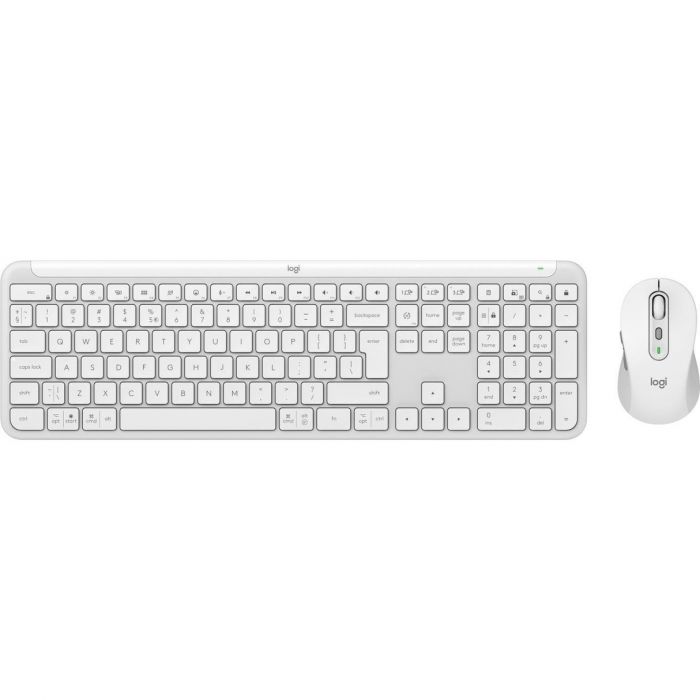 Комплект (клавіатура, миша) бездротовий Logitech Signature Slim Combo MK950 OffWhite (920-012491)