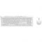 Комплект (клавіатура, мишка) бездротовий Rapoo 8210М Wireless White
