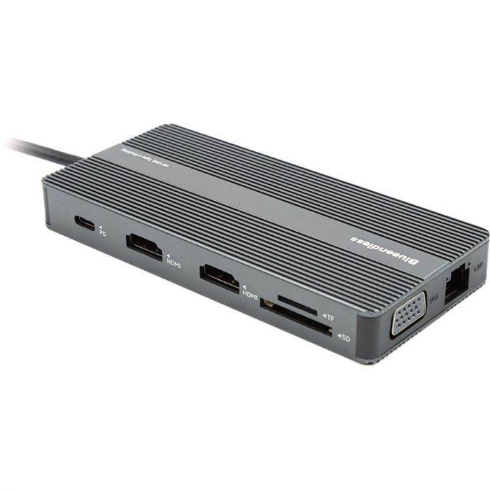 USB-хаб Blueendless USB Type-C 12-в-1 Grey (CA913886)