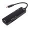 USB-хаб Maxxter USB Type-C 5-в-1 Black (HU3C-3PTF-01)