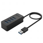 USB-хаб Orico W5P-U3-100-BK-PR 4 ports Black (CA911264)