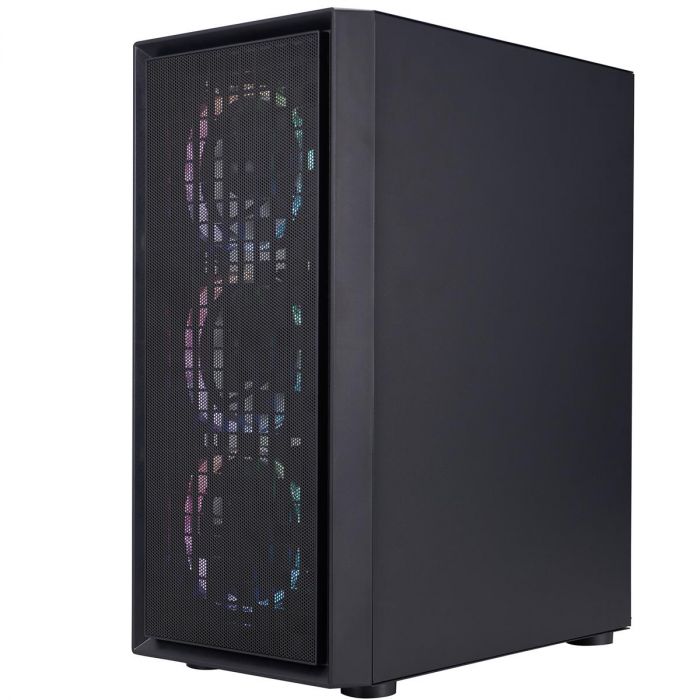 Корпус 1stPlayer Go6-BK-4FS7 Black без БЖ