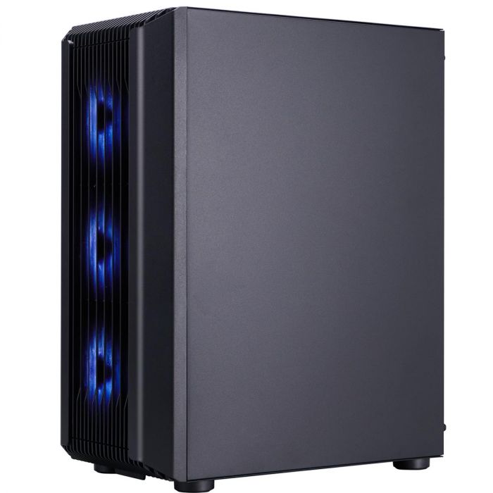 Корпус 1stPlayer H6-BK-4F7 Black без БЖ