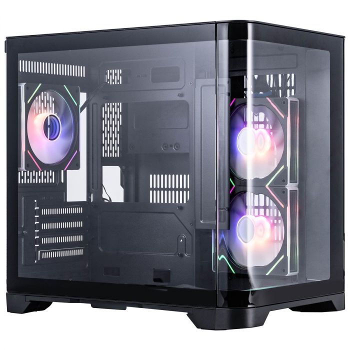 Корпус 1stPlayer UV5-BK-2FC7R-1FC7 Black без БЖ