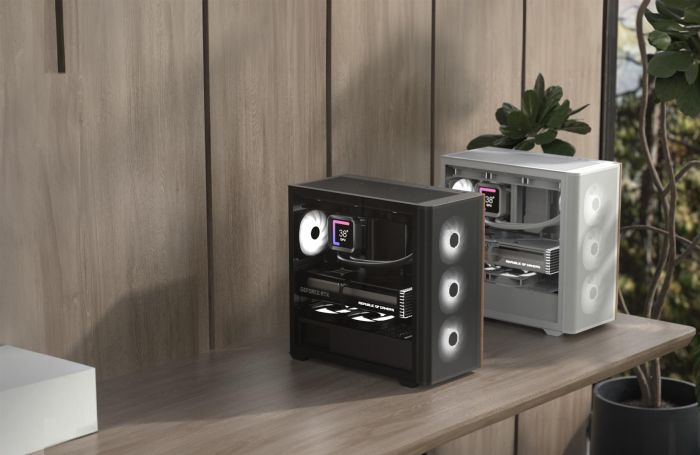 Корпус AeroCool D301A-G-WT-v2 (ACCS-DS03043.21) White без БЖ