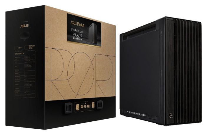 Корпус Asus ProArt PA602 Wood Edition Metal Panel без БЖ (90DC00J0-B09020)