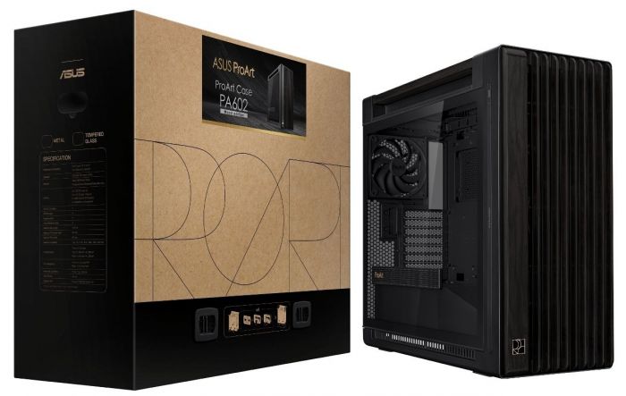 Корпус Asus ProArt PA602 Wood Edition Tempered Glass без БЖ (90DC00J0-B09010)