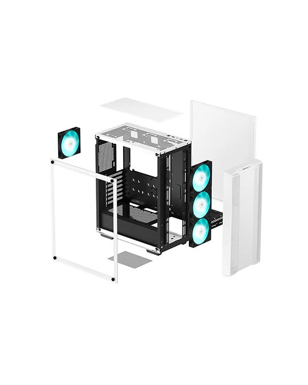 Корпус DeepCool CC560 V2 White (R-CC560-WHGAA4-G-2) без БЖ