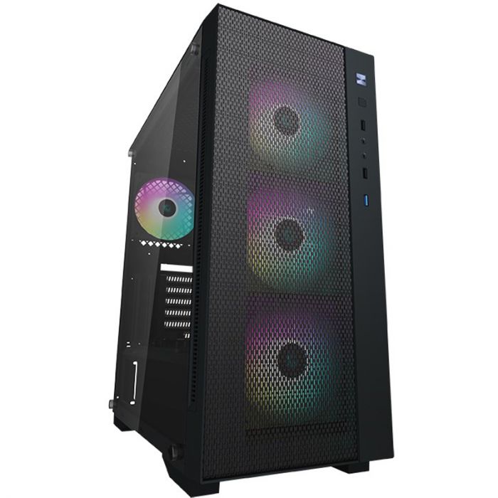 Корпус DeepCool Matrexx 55 Mesh ADD-RGB 4F Black (DP-ATX-MATREXX55-MESH-AR-4F) без БЖ