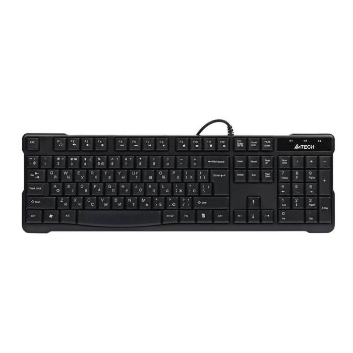 Клавіатура A4Tech KR-750 Ukr Black