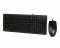 Комплект (клавіатура, миша) A4Tech KR-8372S Black